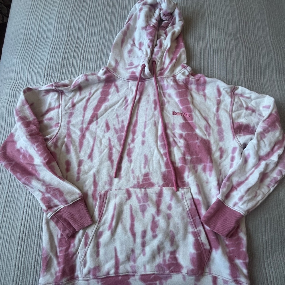 Bench Pink and White Hoodie